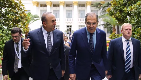 Mevlüt Çavuşoğlu - Sergey Lavrov - Sputnik Türkiye