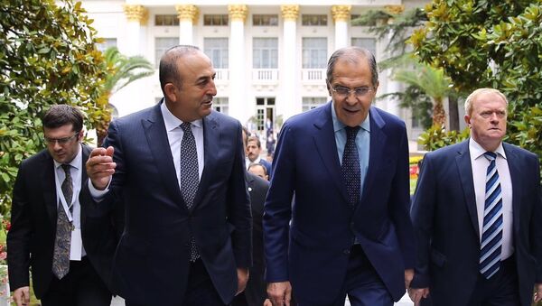 Mevlüt Çavuşoğlu - Sergey Lavrov - Sputnik Türkiye