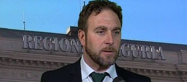 İtalya'nın Ligurya bölgesinin yerel parlamentosunun Kuzey Ligi partili milletvekili Alessandro Piana - Sputnik Türkiye