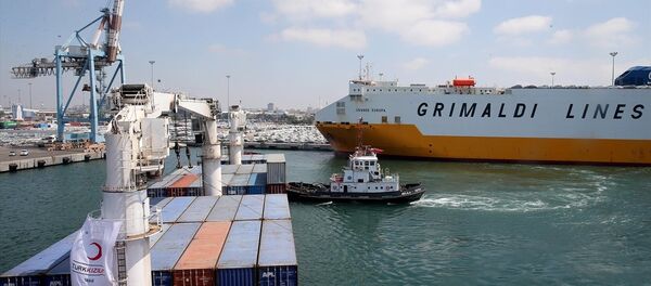 Gazze’ye yardım götüren ‘Lady Leyla’, İsrail’e ulaştı - Sputnik Türkiye