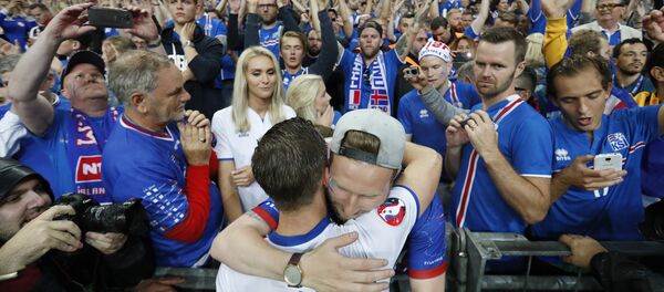 İzlanda taraftarları - Sputnik Türkiye