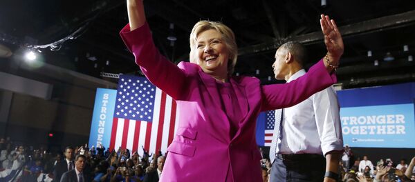 Barack Obama - Hillary Clinton - Sputnik Türkiye