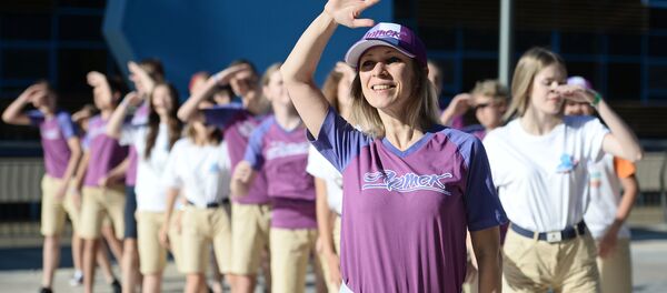 Mariya Zaharova Kırım'daki yaz kampında - Sputnik Türkiye