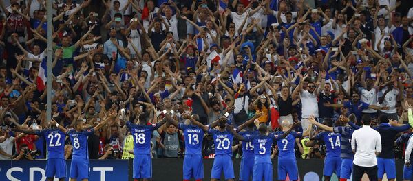 Fransa, EURO 2016'da finale yükseldi. Fransa, EURO 2016'da finale yükseldi. - Sputnik Türkiye