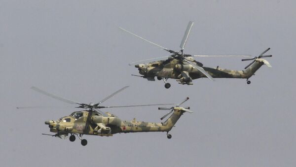 Mi-28N Night Hunter helicopters - Sputnik Türkiye