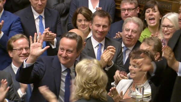 David Cameron, son kez Başbakan'a Sorular oturumuna katıldı. - Sputnik Türkiye