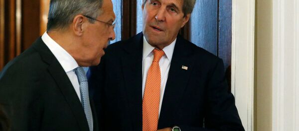 Rusya Dışişleri Bakanı Sergey Lavrov ve ABD'li mevkidaşı John Kerry - Sputnik Türkiye