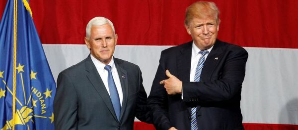 Donald Trump - Mike Pence - Sputnik Türkiye
