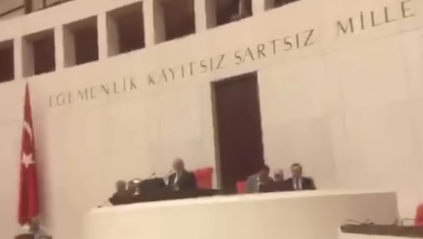 Meclis'in bombalanma anları kamerada - Sputnik Türkiye