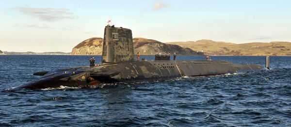 Trident Nuclear Submarine, HMS Victorious, on patrol off the west coast of Scotland - Sputnik Türkiye