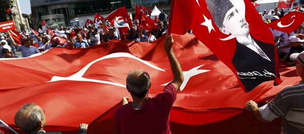Taksim - Cumhuriyet ve Demokrasi Mitingi - Sputnik Türkiye