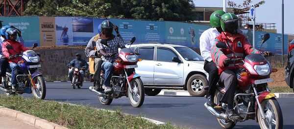 Ruanda'da motosiklet taksiler - Sputnik Türkiye