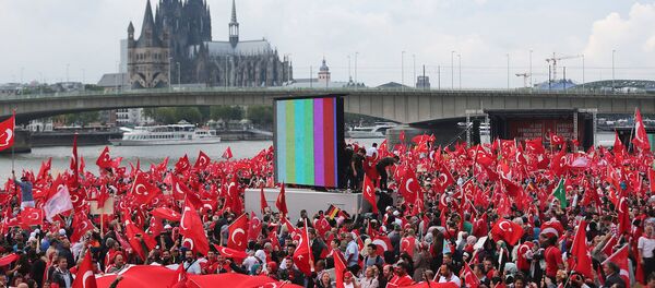 Köln'de 'Türkiye' protestoları - Sputnik Türkiye