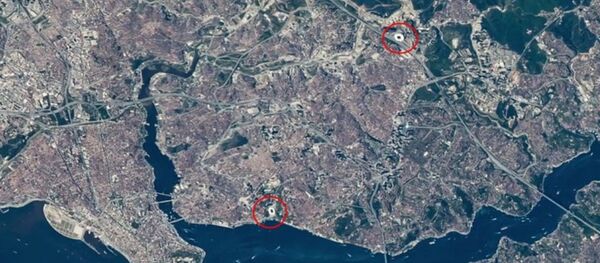 Amerikan Ulusal Havacılık ve Uzay Dairesi (NASA), İstanbul Boğazı'nın uzaydan çekilmiş görüntülerini yayınladı. - Sputnik Türkiye