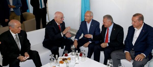 Yenikapı mitingin öncesi Kılıçdaroğlu - Kahraman - Bahçeli - Erdoğan - Yıldırım - Sputnik Türkiye