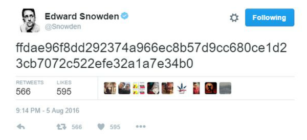 ABD Ulusal Güvenlik Kurumu’nun (NSA) eski çalışanı Edward Snowden’ın Twitter'da paylaştığı kod tartışma yarattı. - Sputnik Türkiye