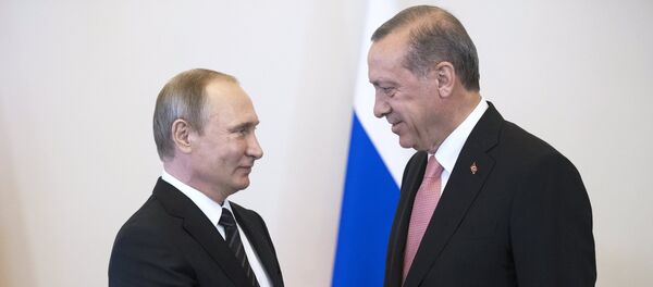 Vladimir Putin - Recep Tayyip Erdoğan - Sputnik Türkiye