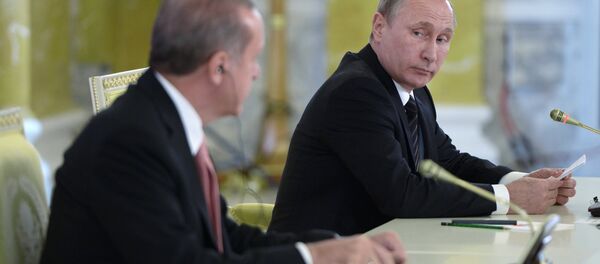 Vladimir Putin - Recep Tayyip Erdoğan - Sputnik Türkiye