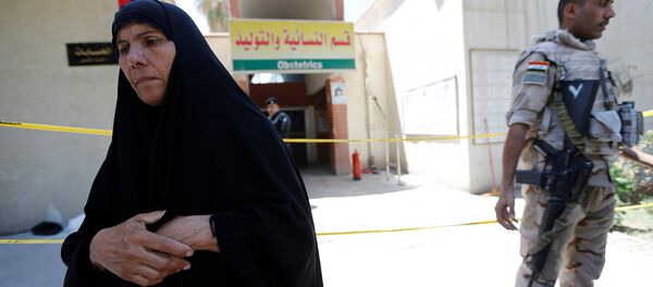 Irak'ta hastanede yangın - Sputnik Türkiye