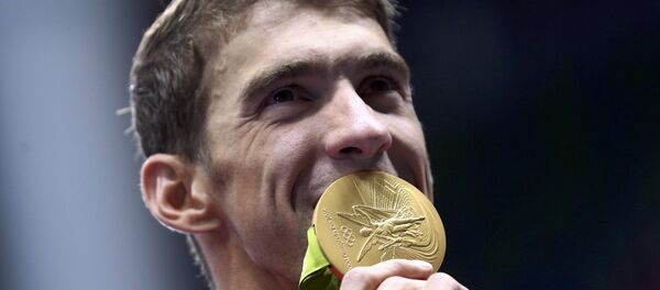 ABD'li yüzücü Michael Phelps - Sputnik Türkiye