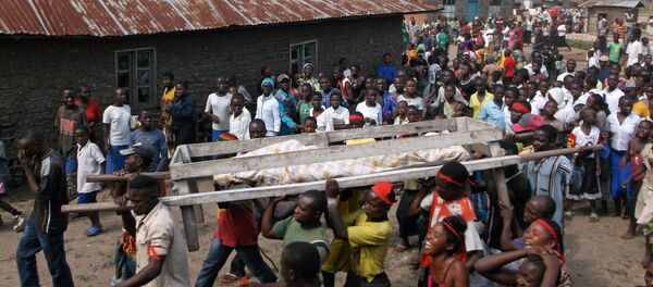 Demokratik Kongo Cumhuriyeti'nde bir cenaze töreni - Sputnik Türkiye