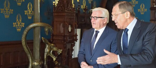Frank-Walter Steinmeier - Sergey Lavrov - Sputnik Türkiye