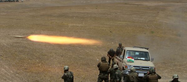 Musul'da IŞİD'e karşı savaşan peşmerge güçleri - Sputnik Türkiye