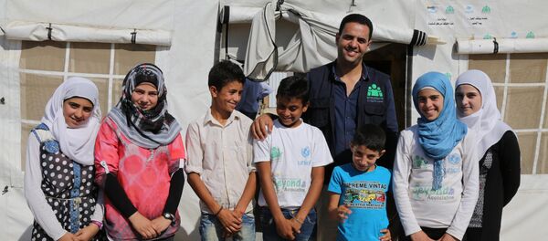 Suriyeli çocuklar gelecekte gazeteci olmak istiyor - Sputnik Türkiye