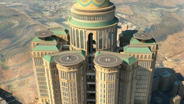Suudi Arabistan'daki Abraj Kudai otelinin planı - Sputnik Türkiye