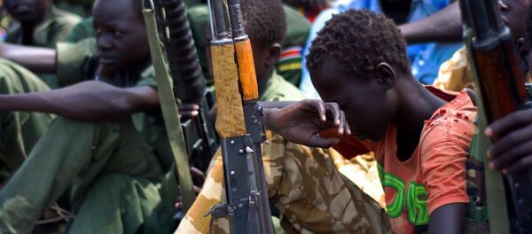 Güney Sudan çocuk asker - Sputnik Türkiye