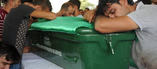 Gaziantep saldırısı / cenaze töreni - Sputnik Türkiye