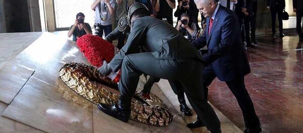 YAŞ üyeleri Anıtkabir'i ziyaret etti YAŞ üyeleri Anıtkabir'i ziyaret etti - Sputnik Türkiye