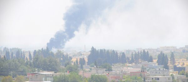 'Fırat Kalkanı' operasyonuna katılan Türk tankları Suriye sınırını geçti. - Sputnik Türkiye