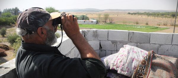 'Fırat Kalkanı' operasyonuna katılan Türk tankları Suriye sınırını geçti. - Sputnik Türkiye