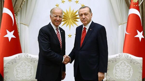 Joe Biden ve Recep Tayyip Erdoğan - Sputnik Türkiye
