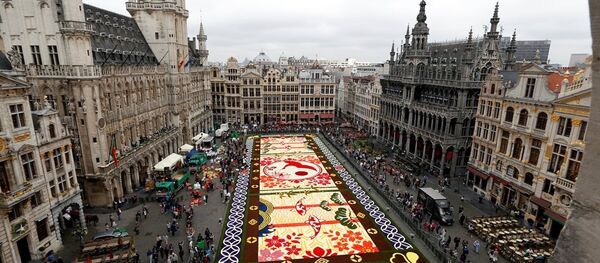 Brüksel'de Japonya çiçek halısı Brüksel'de Japonya çiçek halısı - Sputnik Türkiye