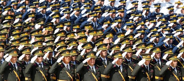 30 Ağustos Zafer Bayramı ve Türk Silahlı Kuvvetleri Günü dolayısıyla Anıtkabir'de tören düzenlendi. - Sputnik Türkiye