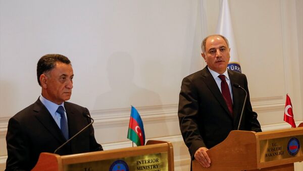 İçişleri Bakanı Efkan Ala ve Azerbaycan İçişleri Bakanı Ramil Usubov - Sputnik Türkiye
