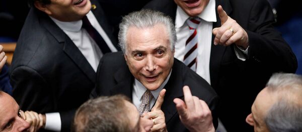 Brezilya Devlet Başkanı Michel Temer - Sputnik Türkiye