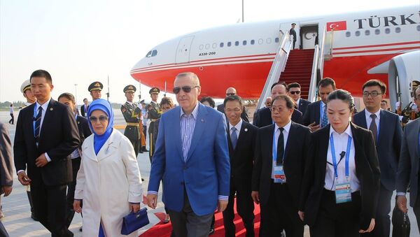 Cumhurbaşkanı Erdoğan G20 zirvesi için Çin'e geldi - Sputnik Türkiye