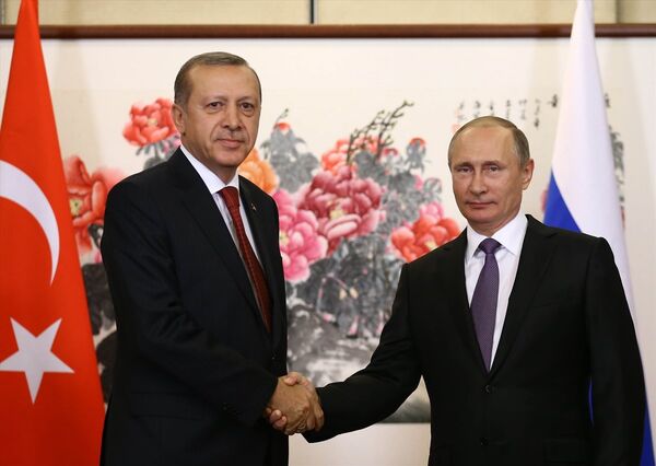 Cumhurbaşkanı Recep Tayyip Erdoğan ve Rusya Devlet Başkanı Vladimir Putin. - Sputnik Türkiye