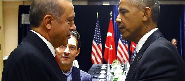 Cumhurbaşkanı Erdoğan ile ABD Başkanı Obama - Sputnik Türkiye