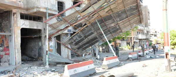 Suriye'de patlama / Humus - Sputnik Türkiye