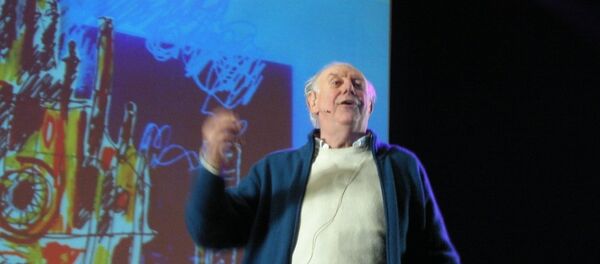 Nobel Edebiyat ödüllü İtalyan oyun yazarı Dario Fo - Sputnik Türkiye