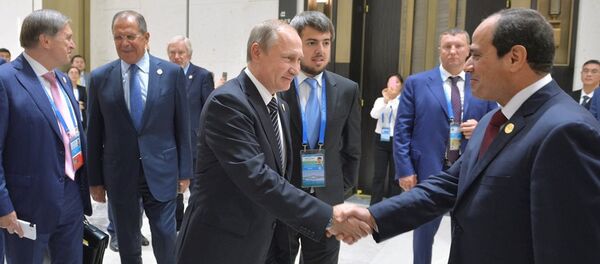 Putin ve Sisi, G20 Zirvesi'nde bir araya geldi - Sputnik Türkiye