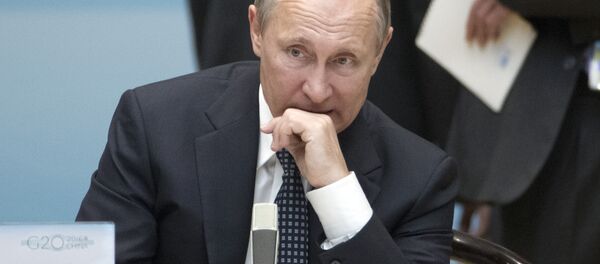 Rusya Devlet Başkanı Vladimir Putin, G20 zirvesinin açılışında. - Sputnik Türkiye