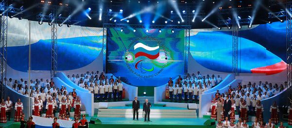 Rusya Paralimpik Oyunları görkemli bir törenle açıldı - Sputnik Türkiye
