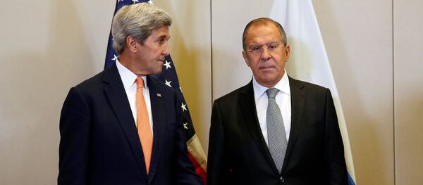 Rusya Dışişleri Bakanı Sergey Lavrov ve ABD'li meslektaşı John Kerry - Sputnik Türkiye