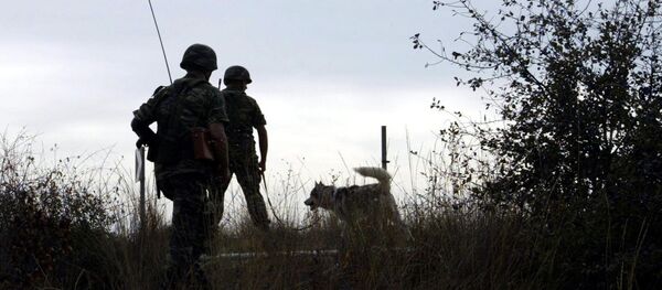 Meriç Nehri'nde devriye gezen Yunan askeri - Sputnik Türkiye