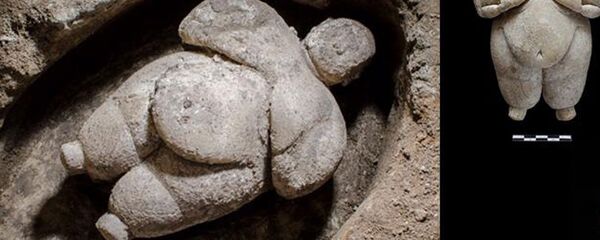 Çatalhöyük'te eşsiz kadın heykelciği Çatalhöyük'te eşsiz kadın heykelciği - Sputnik Türkiye